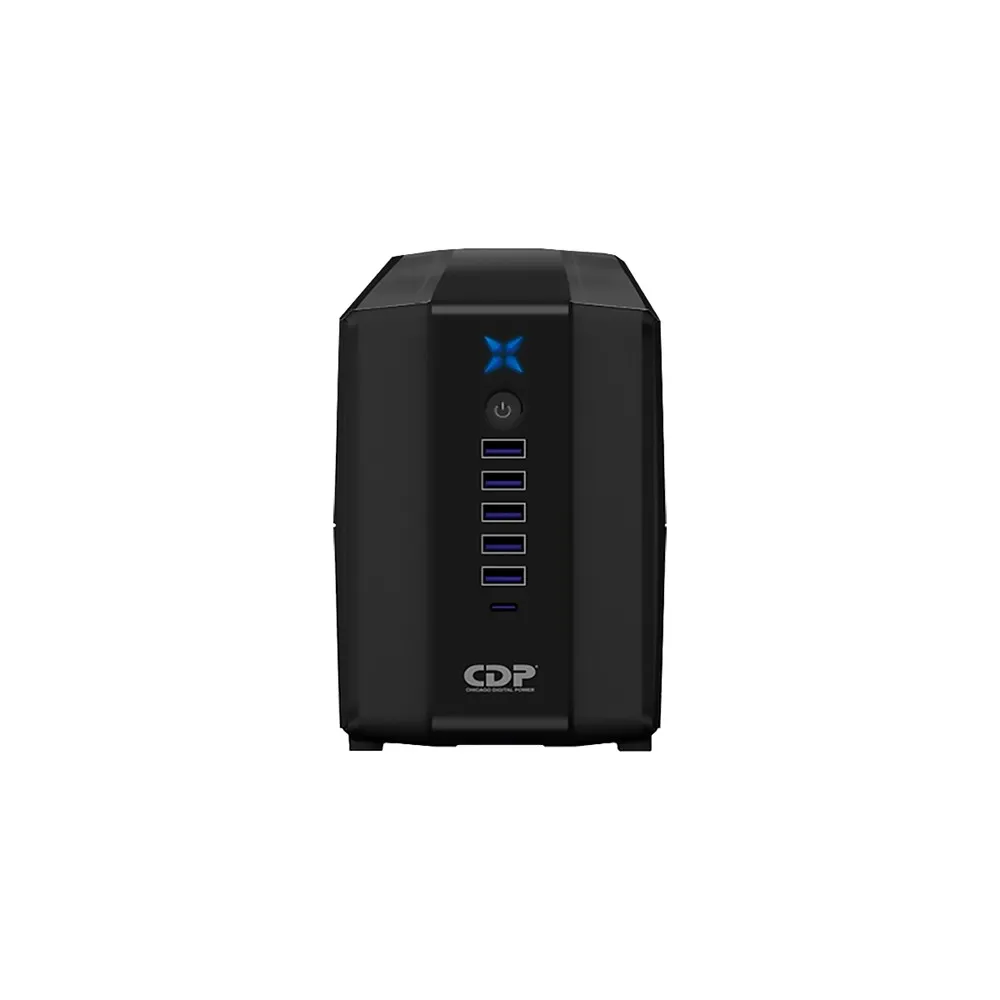 UPS CDP INTERACTIVA 500VA/250W, AVR 8 SALIDAS, 300 JULIOS, 120 VAC